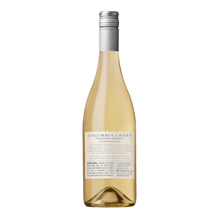 Columbia Crest Chardonnay Founders Series Horse Heaven Hills 2022 - 750ML - Back