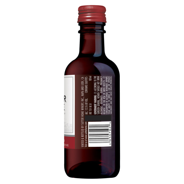 Sutter Home Sweet Red California - 187ML - Back