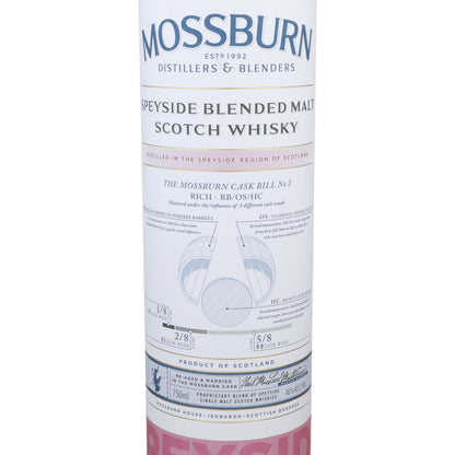 Mossburn Blended Malt Scotch Speyside 92 - 750ML - Front Label