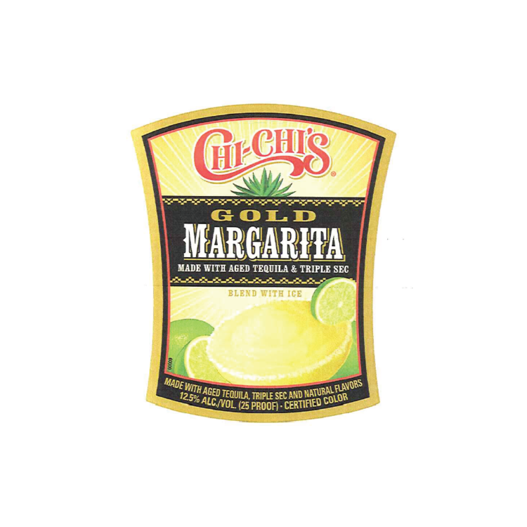 Chi-Chi's Margarita Gold 25 - 1.75L - Front Label
