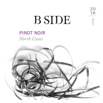 B Side Pinot Noir North Coast 2018 - 750ML - Front Label