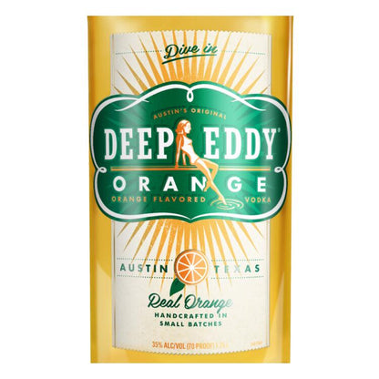 Deep Eddy Orange Flavored Vodka 70 - 1.75L - Front Label