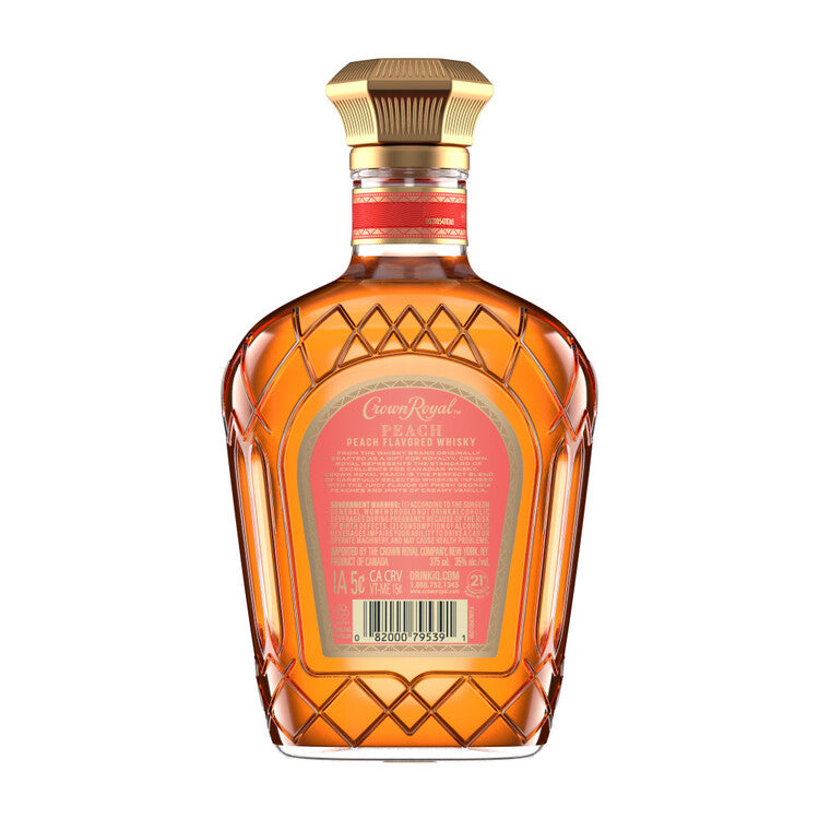 Crown Royal Peach Flavored Whiskey 70 - 375ML - Back