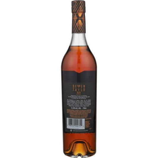 Seven Tails Brandy Xo Port Cask Finish 84 - 750ML - Back