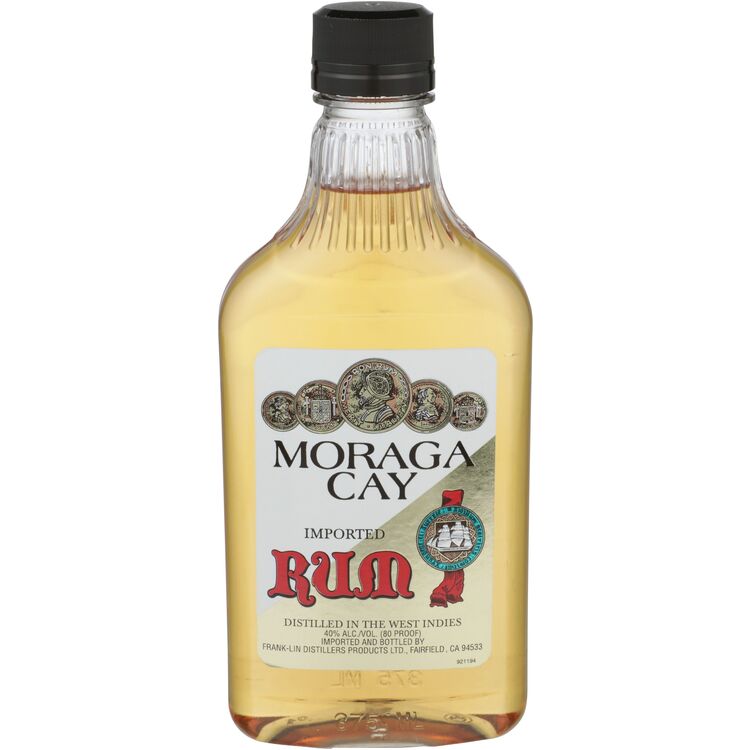 Moraga Cay Gold Rum 80 - 375ML - Front