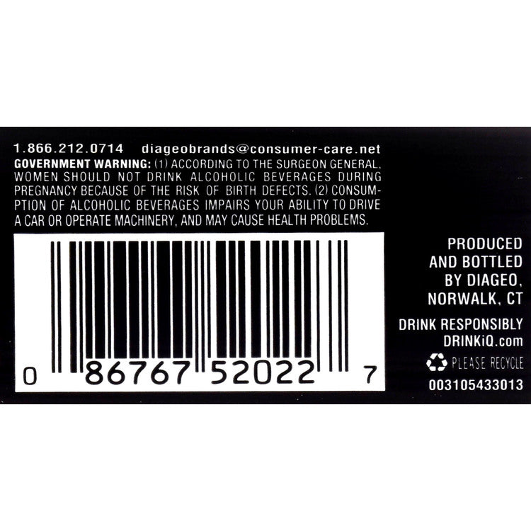 Rumple Minze Peppermint Schnapps 100 - 50ML - Back Label