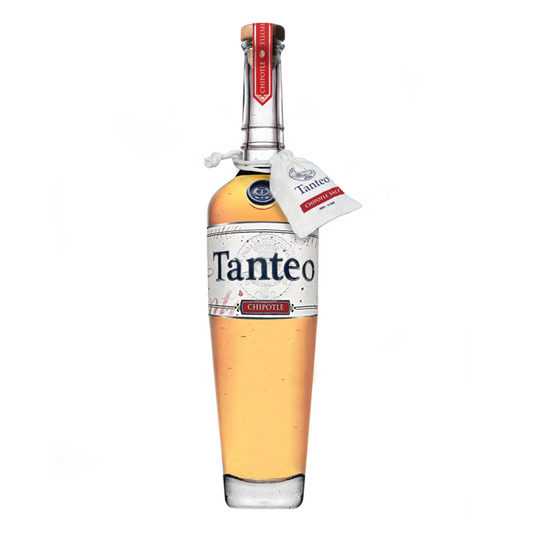 Tanteo Tequila Blanco Chipotle 80 W/ Salt Jar - 750ML