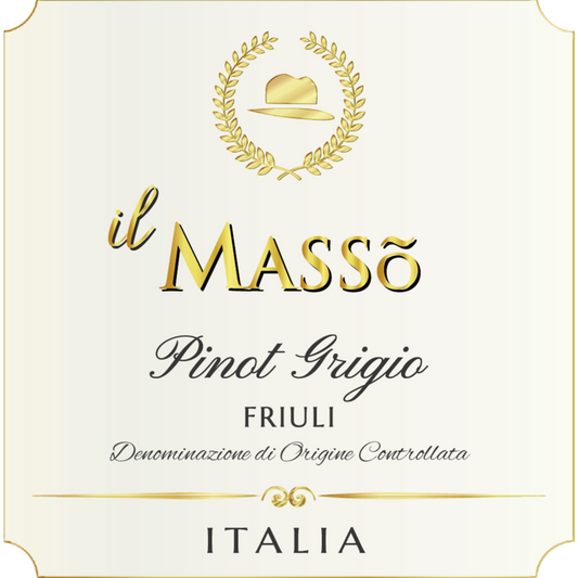 Gambino Pinot Grigio Il Masso Friuli - 750ML - Front