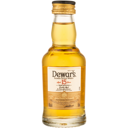 Dewar's Blended Scotch Special Reserve Blend 15 Yr 80 - 50ML - Front