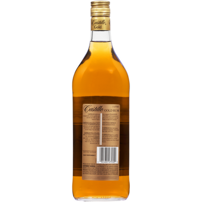 Castillo Gold Rum 80 - 1.0L - Back