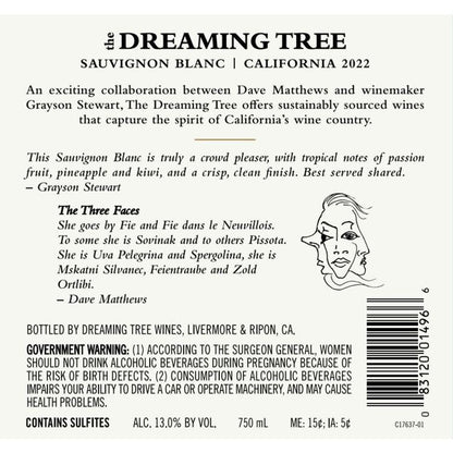 The Dreaming Tree Sauvignon Blanc California - 750ML