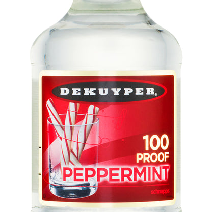 Dekuyper Peppermint Schnapps 100 - 750ML - Front Label