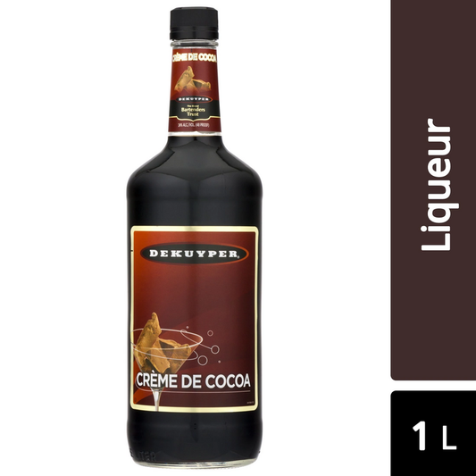 Dekuyper Creme De Cacao Dark 48 - 1.0L - Front