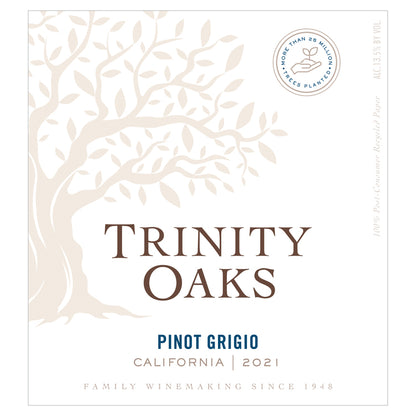 Trinity Oaks Pinot Grigio California - 750ML - Front Label