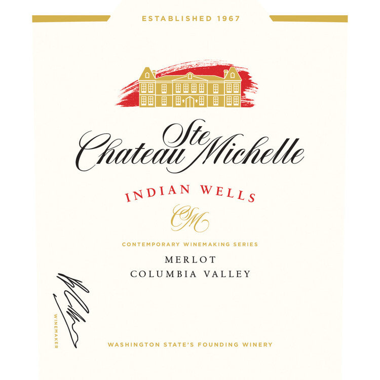 Chateau Ste. Michelle Merlot Indian Wells Columbia Valley 2021 - 750ML