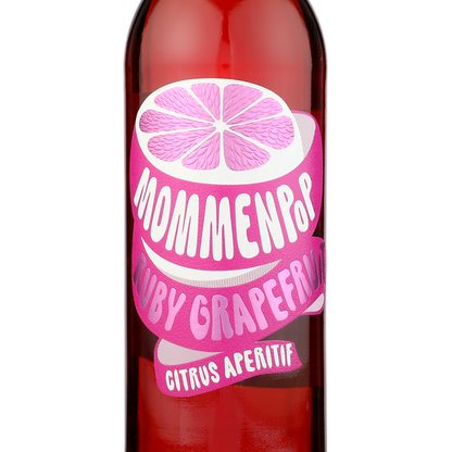 Mommenpop Aperitif Wine Ruby Grapefruit - 750ML - Front Label