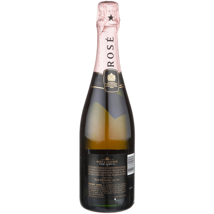 Moet & Chandon Champagne Brut Rose Imperial - 750ML - Back