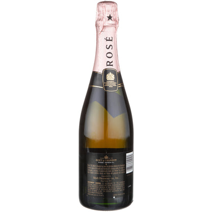 Moet & Chandon Champagne Brut Rose Imperial - 750ML - Back
