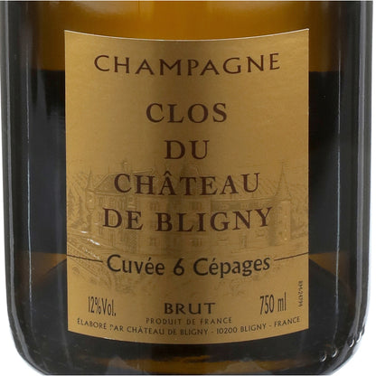 Chateau De Bligny Champagne Brut Nature Cuvee 6 Cepages - 750ML - Front Label
