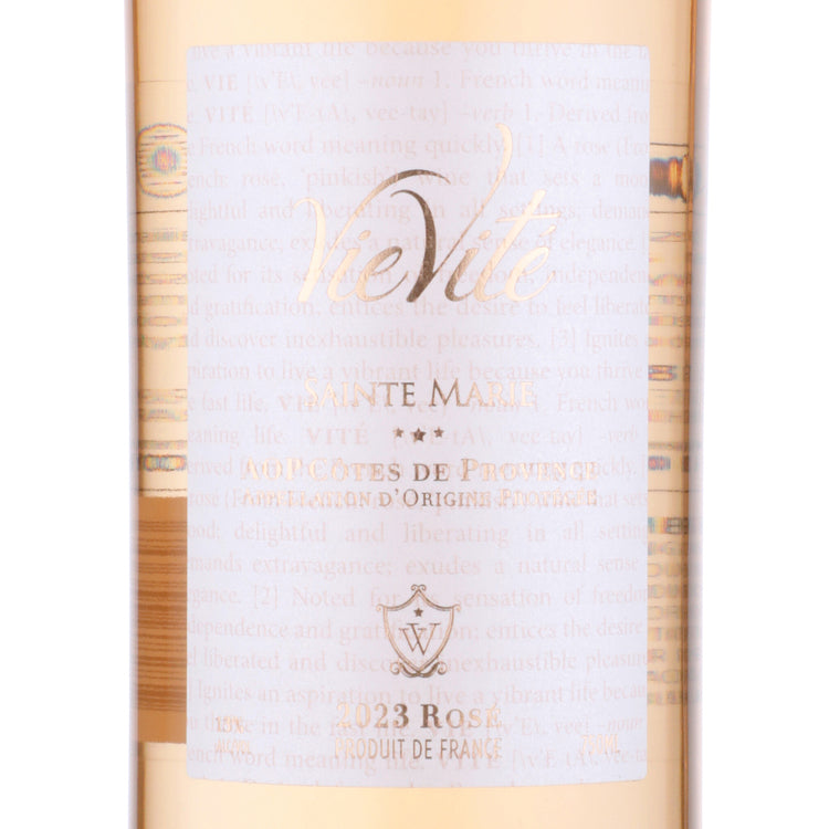 Vie Vite Cotes De Provence Rose 2023 - 750ML