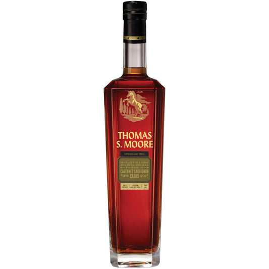 Thomas S. Moore Straight Bourbon Extended Cask Finish Cabernet Sauvign - 750ML - Front