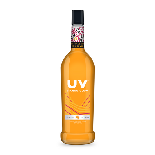 Uv Mango Flavored Vodka Glow 60 - 1.0L - Front