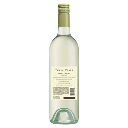 Three Pears Pinot Grigio California - 750ML - Back