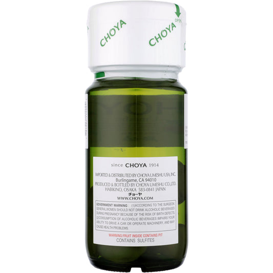 Choya Plum Wine Umeshu With Fruit - 500ML - Back