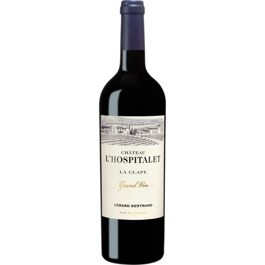 Gerard Bertrand La Clape Rouge Chateau L'Hospitalet Grand Vin 2021 Woo - 750ML