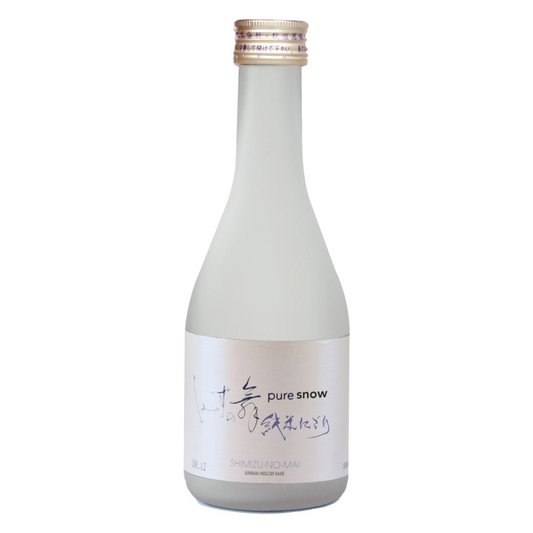 Shimizu No Mai Junmai Nigori Sake Pure Snow - 300ML - Front