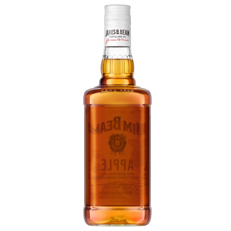 Jim Beam Apple Flavored Whiskey 65 - 750ML - Back