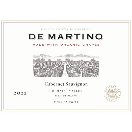 De Martino Cabernet Sauvignon Estate Maipo Valley 2023 - 750ML - Front