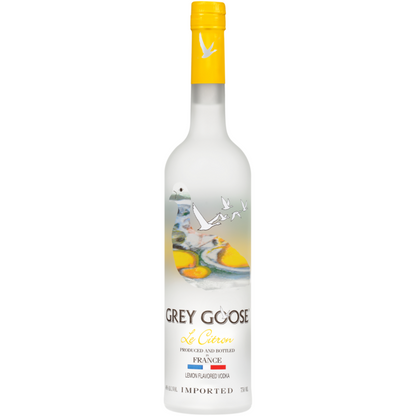Grey Goose Citrus Flavored Vodka Le Citron 80 - 750ML - Front