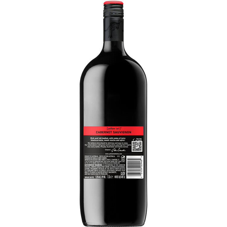 Yellow Tail Cabernet Sauvignon South Eastern Australia - 1.5L - Back