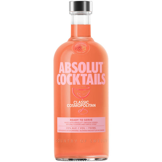 Absolut Classic Cosmopolitan 40 - 750ML - Front