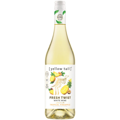 Yellow Tail Fresh Twist White Wine Infused With Tropical Pineapple - 750ML