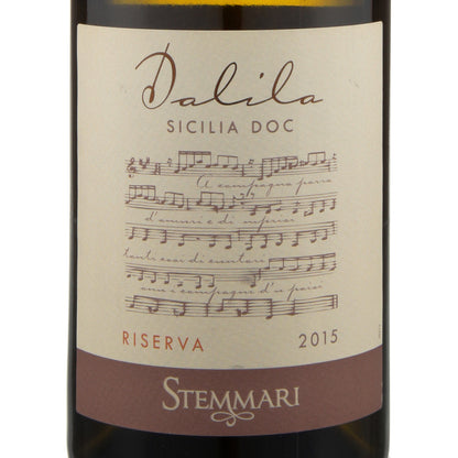 Stemmari Sicilia Bianco Riserva Dalila - 750ML - Front Label