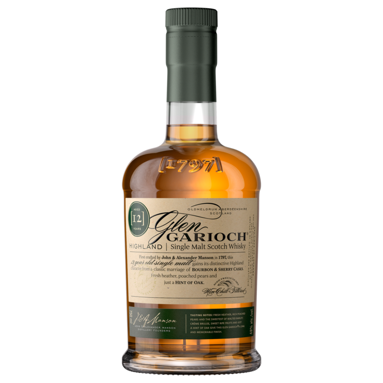 Glen Garioch Single Malt Scotch 12 Yr 96 - 750ML - Front
