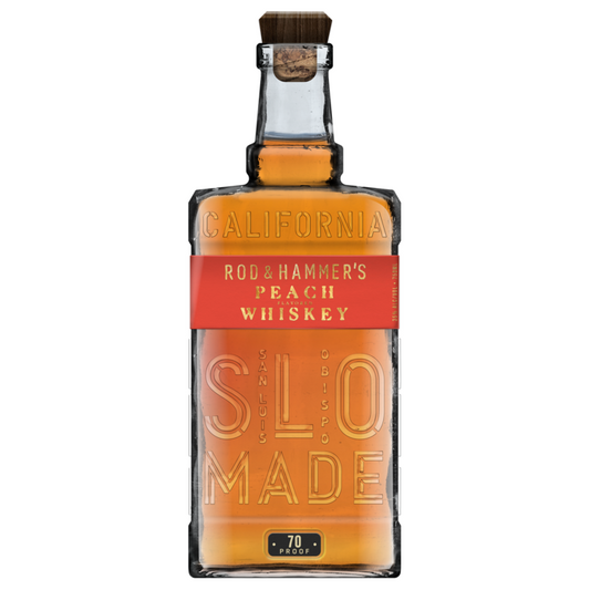 Rod & Hammer's Slo Stills Peach Flavored Whiskey 70 - 750ML - Front