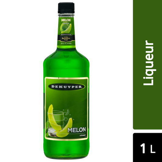 Dekuyper Melon Schnapps Luscious Melon Dew 46 - 1.0L - Front