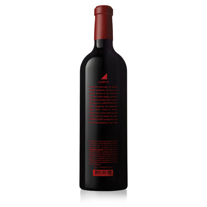 Justin Justification Paso Robles 2022 - 750ML - Back