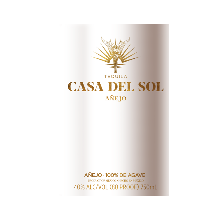 Casa Del Sol Tequila Anejo 80 - 750ML - Front Label
