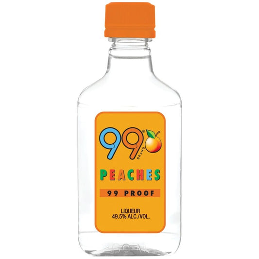 99 Brand Peach Schnapps 99 - 200ML - Front