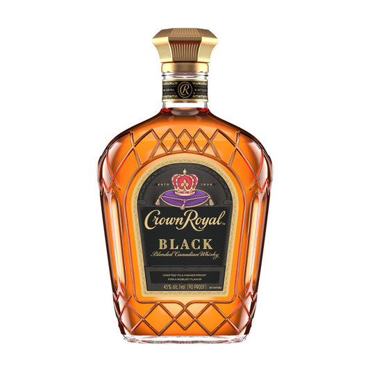 Crown Royal Canadian Whisky Black 90 - 750ML - Front