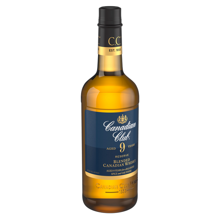 Canadian Club Canadian Whisky Reserve 9 Yr 80 - 750ML - Front Label