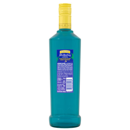 Smirnoff Raspberry Flavored Vodka Blue Raspberry Lemonade 60 - 750ML - Back