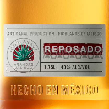 Olmeca Altos Tequila Reposado 80 - 1.75L - Front Label