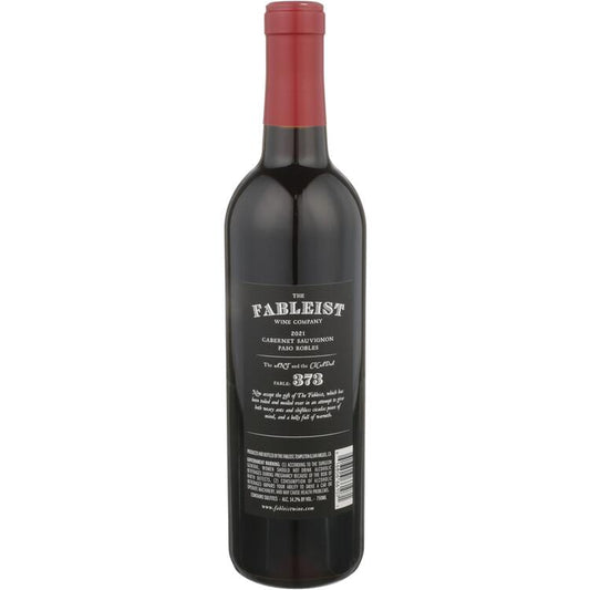 The Fableist Cabernet Sauvignon 373 The Ant And The Cicada Paso Robles - 750ML - Back