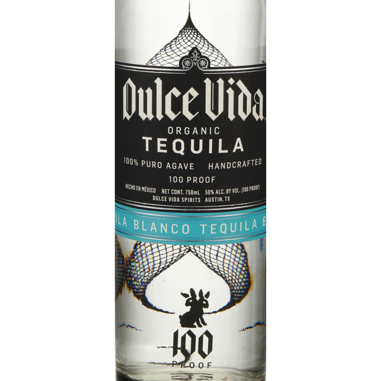 Dulce Vida Tequila Blanco 100 - 750ML - Front Label
