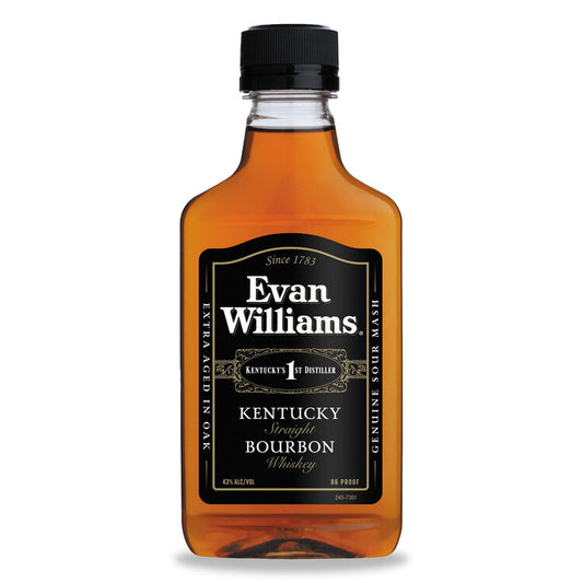 Evan Williams Straight Bourbon Black Label 86 - 200ML - Front